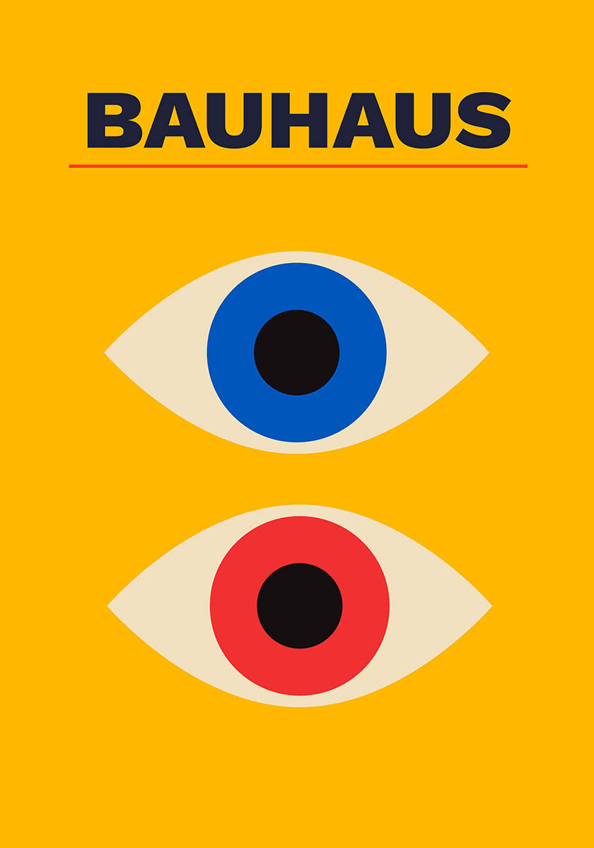 Bauhaus Eye Poster