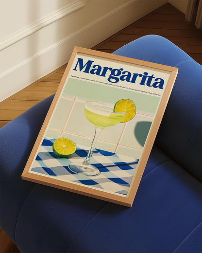 Margarita cocktail poster