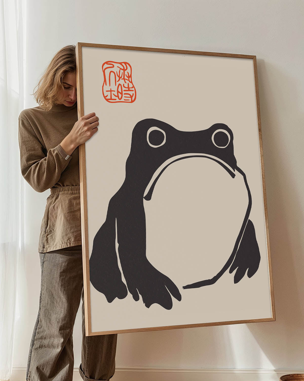 Matsumoto Hoji frog poster