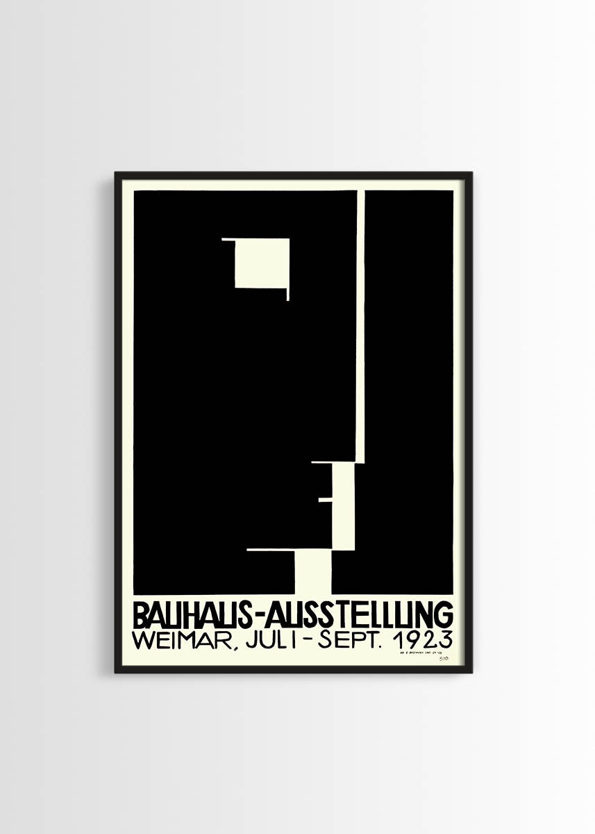 Vintage Bauhaus Exhibition Poster from 1923 - Original Herbert 
