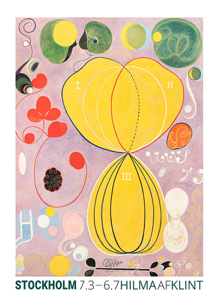 Hilma Af Klint ヴィンテージ展示ポスター