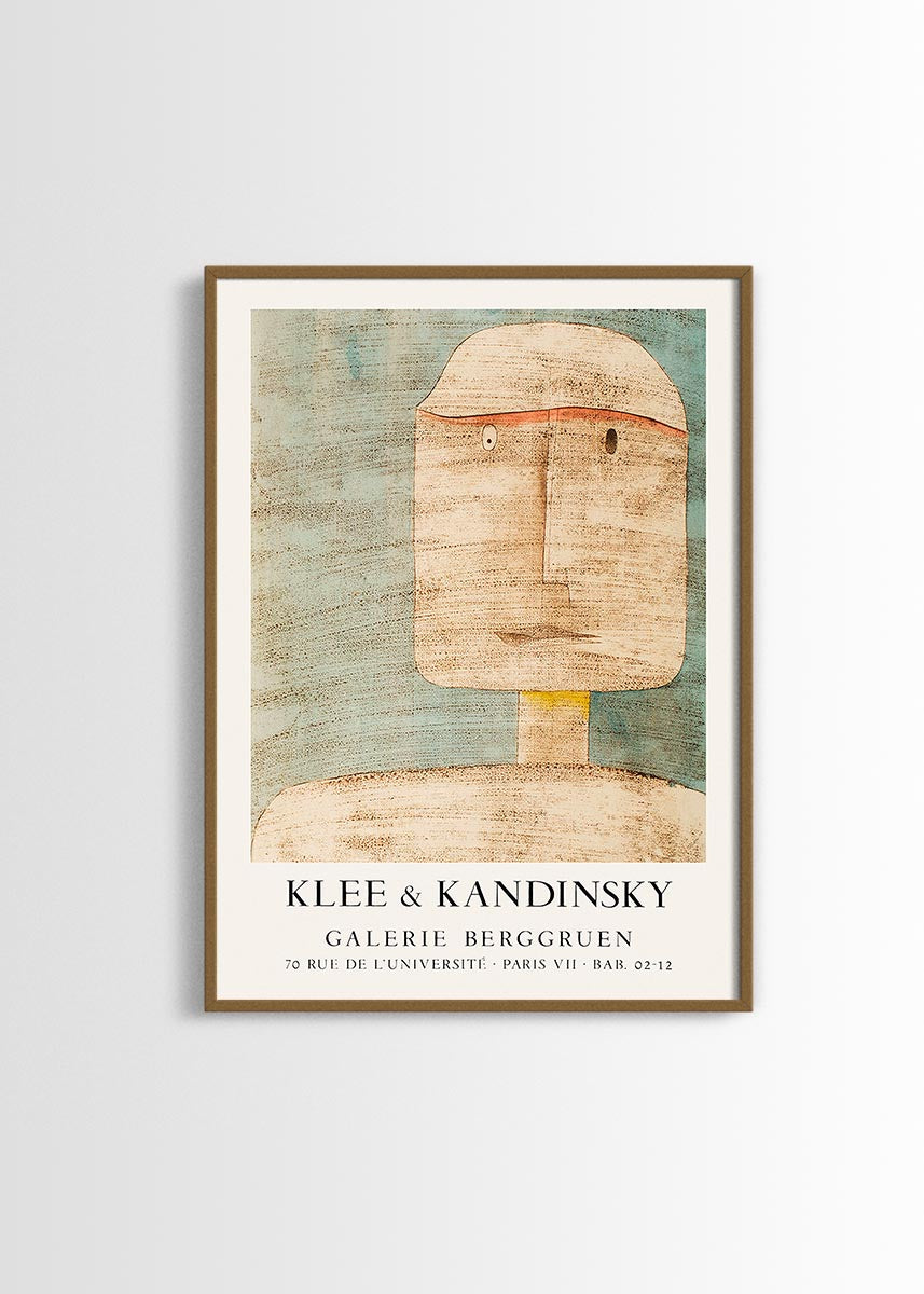 Klee Kandinsky vintage exhibition poster Poster Wall