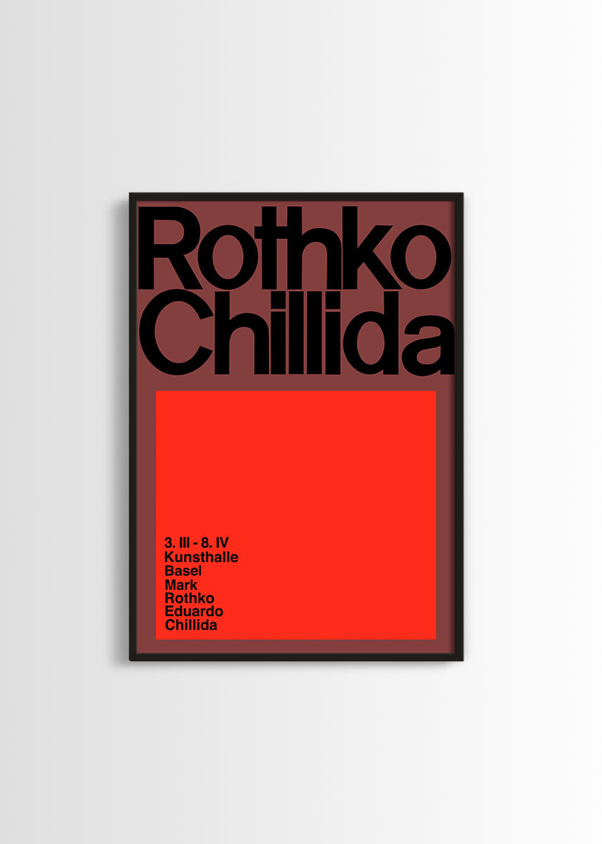 Eduardo store Chillida original art poster