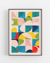 Abstract mosa abstract and colorful modern poster – Poster Wall
