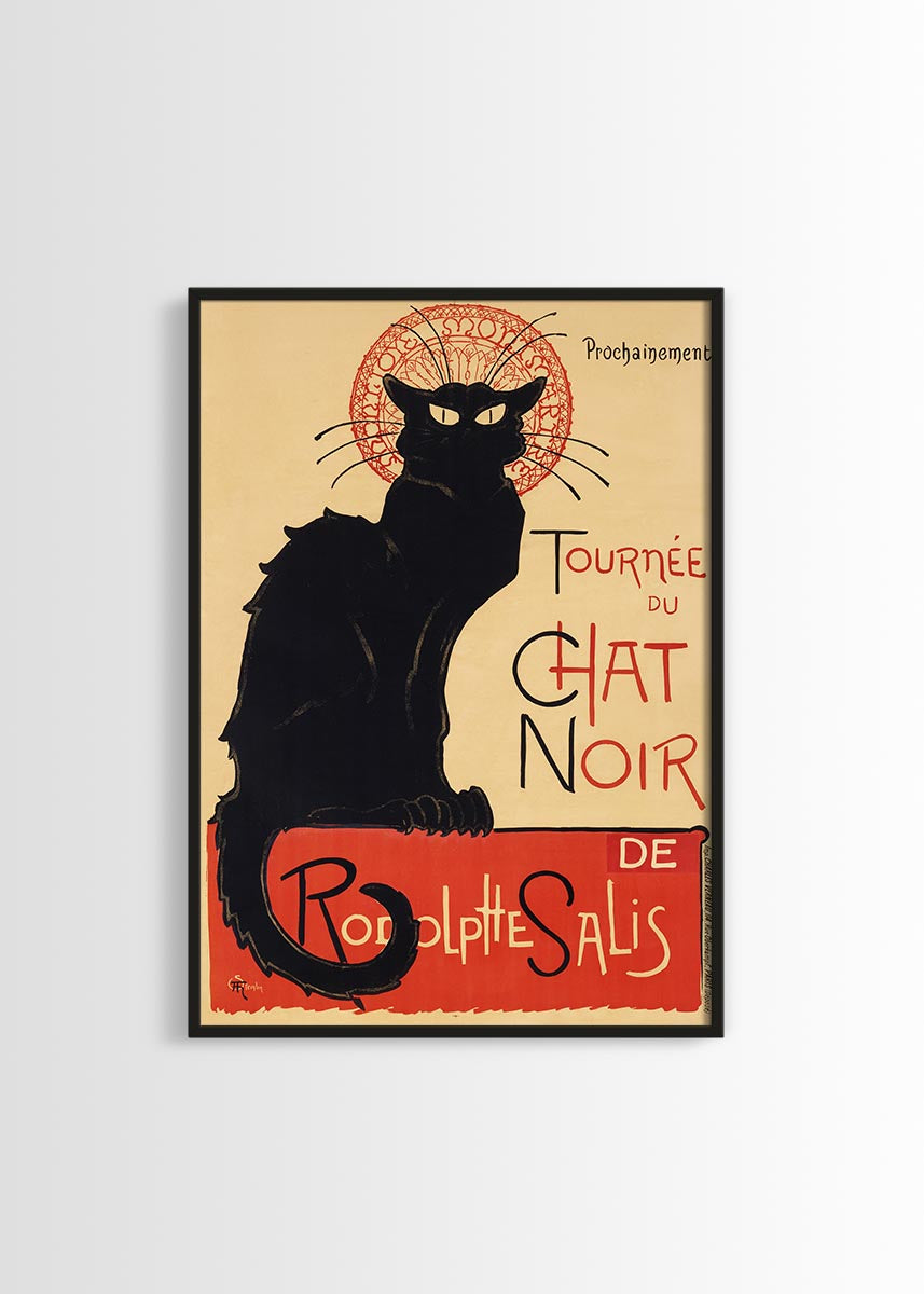 Chat Noir - Black Cat 日本製フランス製ヴィンテージポスター ...
