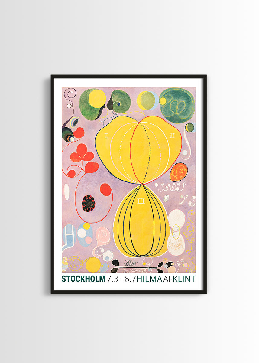 Hilma Af Klint vintage exhibition poster – Poster Wall